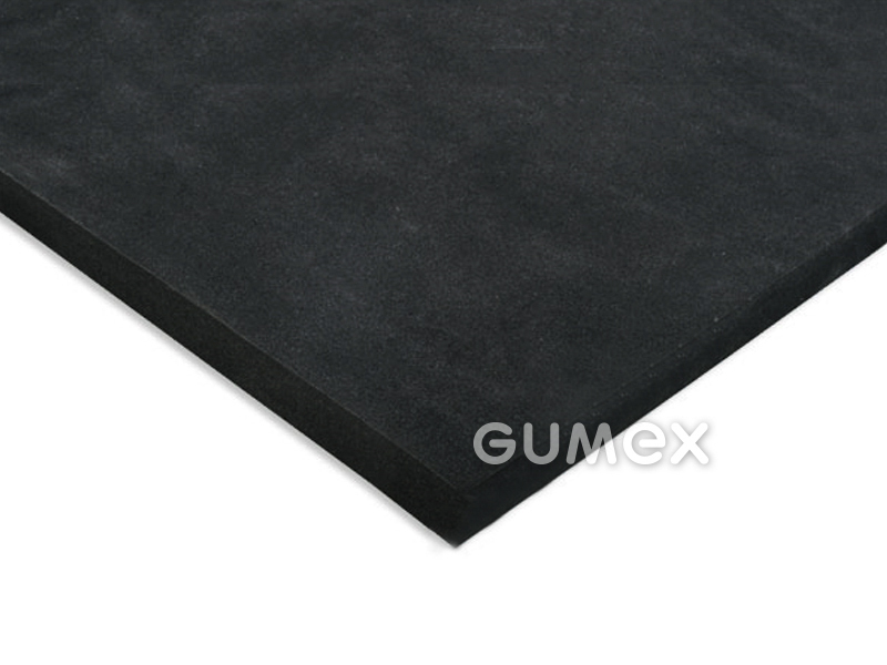 T180 EP SOFT, 5mm, 2000x1000mm, 45°Sh00, Dichte 175kg/m3, EPDM, -40°C/+100°C, schwarz, 